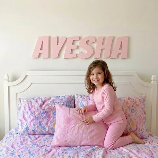 Personalized Kids Name Sign Acrylic-2