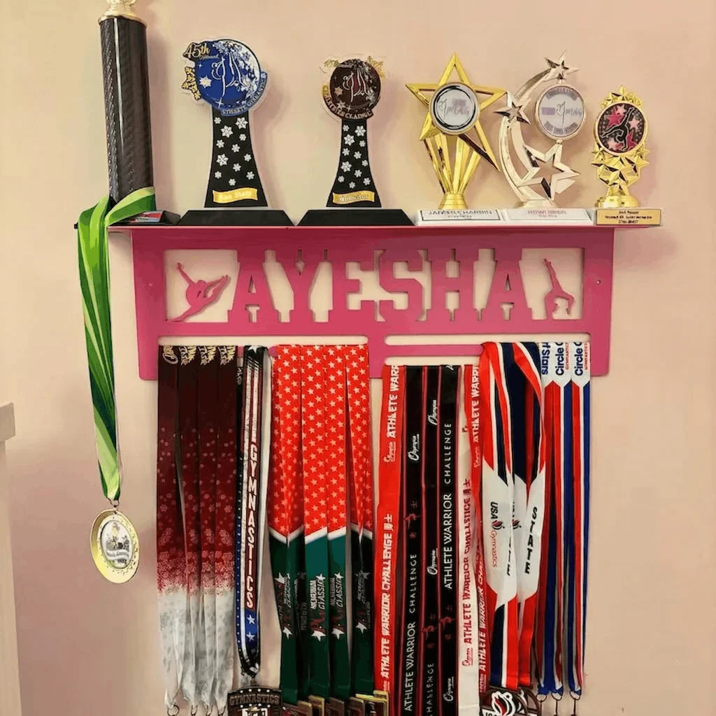 Custom Medal Hanger Display and Trophy Shelf