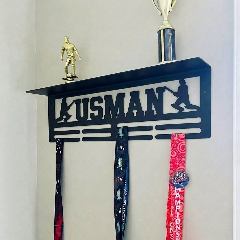 Custom Medal Hanger Display and Trophy Shelf